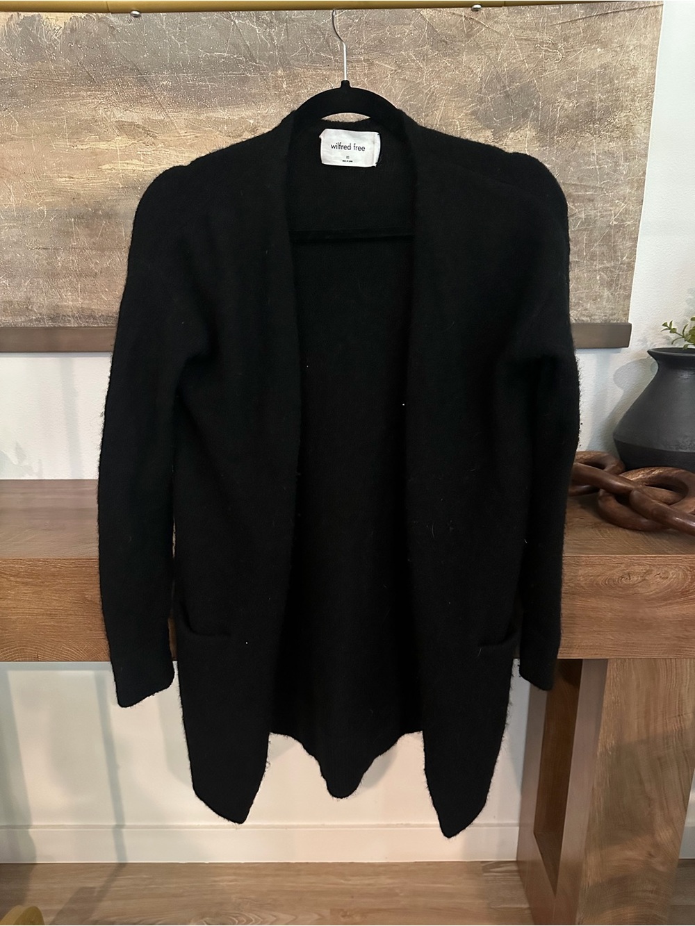 Black Wilfred Free cardigan in XS